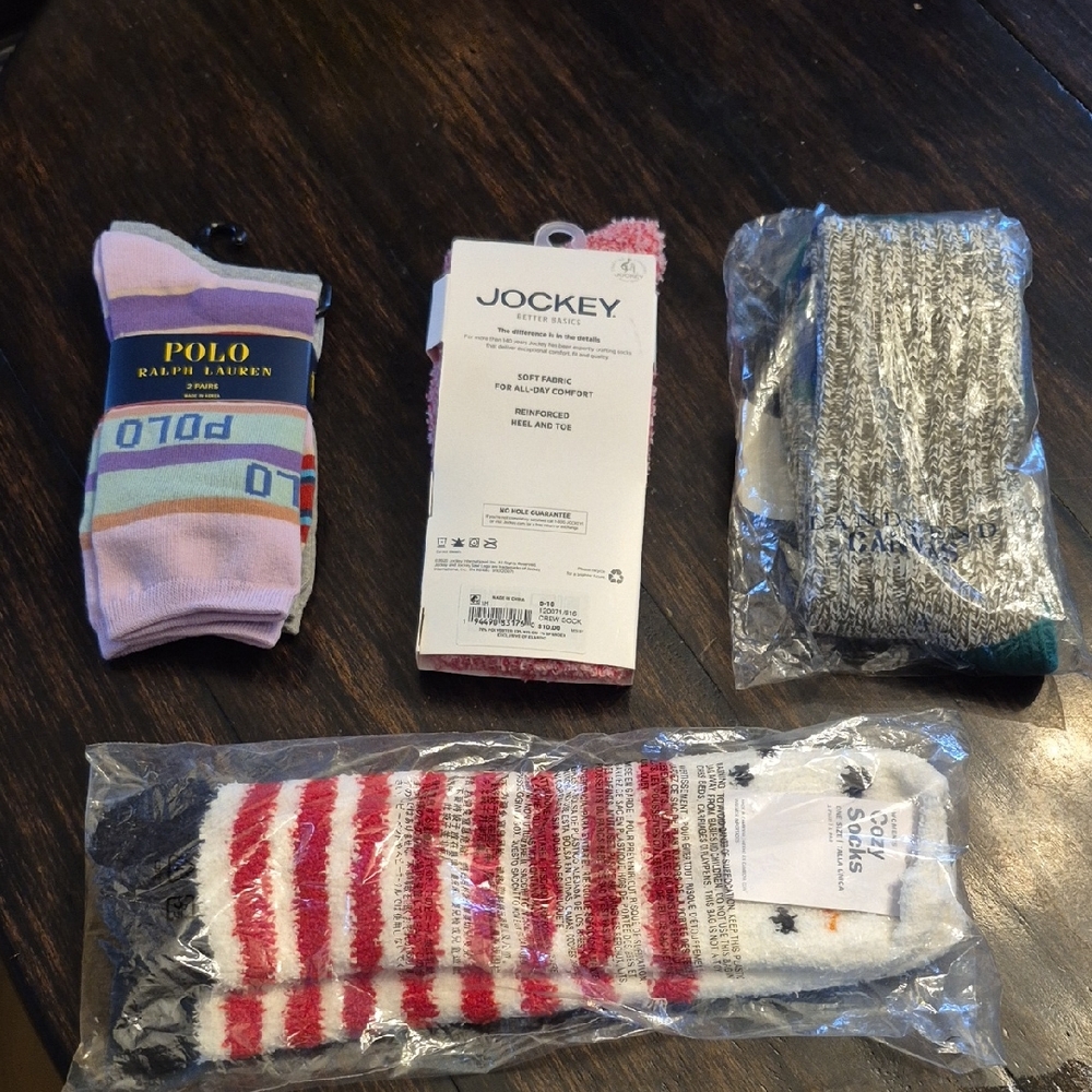Socks by Polo, Jockey, Lands End